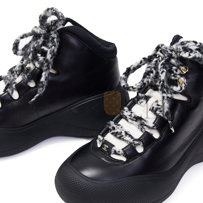 Ch*el coco neige cc chunky high top sneakers g39498